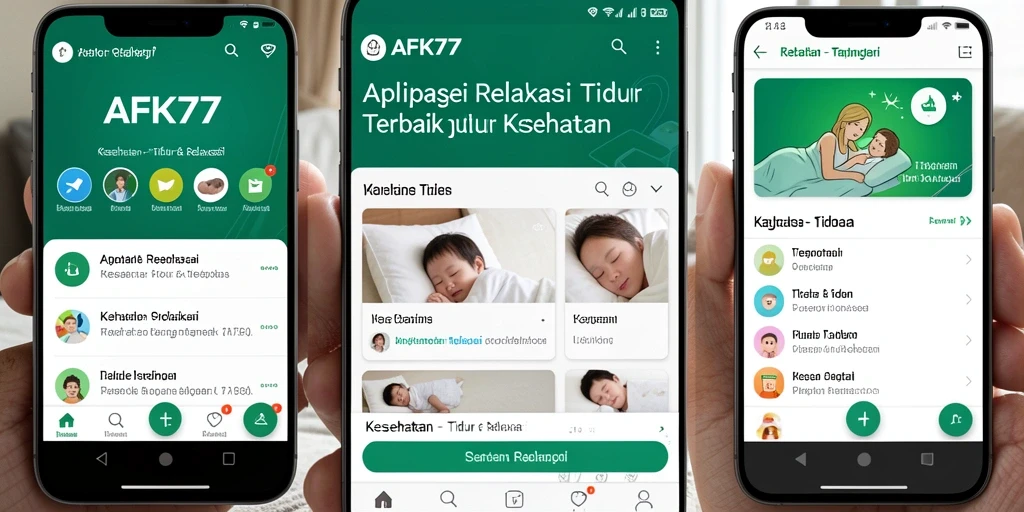 Tampilan antarmuka AFK77 yang menenangkan dan mudah digunakan.