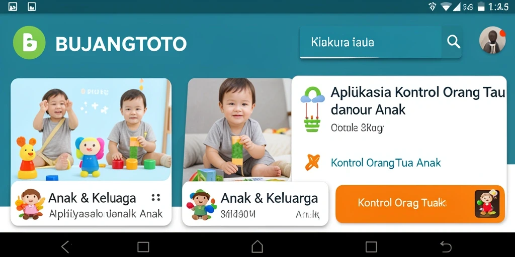 Tampilan antarmuka BUJANGTOTO yang memudahkan kontrol orang tua.