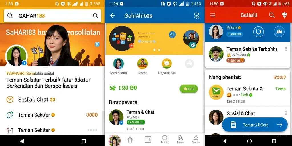 Tampilan antarmuka GAHAR188 yang modern dan user-friendly.