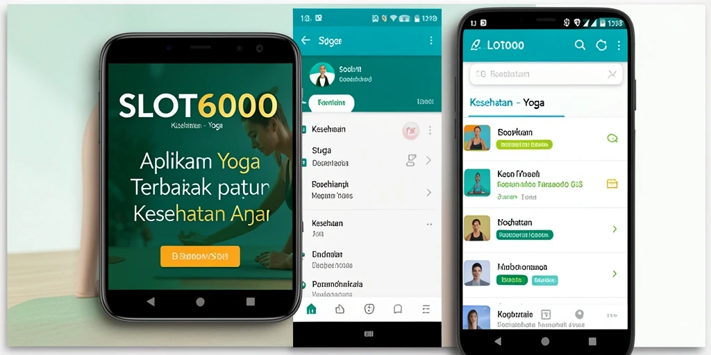 Tampilan antarmuka SLOT6000 yang menarik dan mudah digunakan.